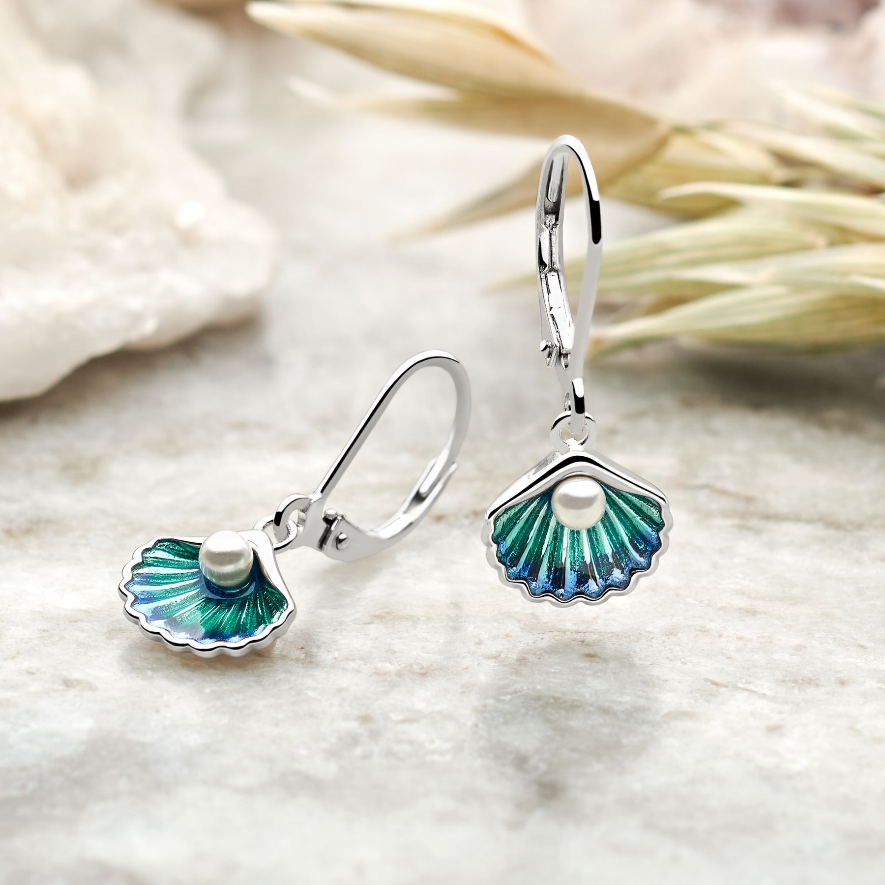 Precious Pearl and Sea Shell DIY Earrings | AllFreeJewelryMaking.com
